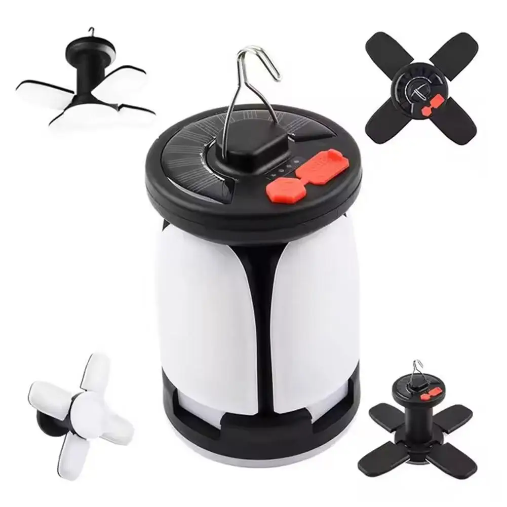 

Rechargeable LED Camping Lantern With folding LED floodlight Portable Tent Light With 3 Light Modes For Camping, Hiking, Fi K7H4