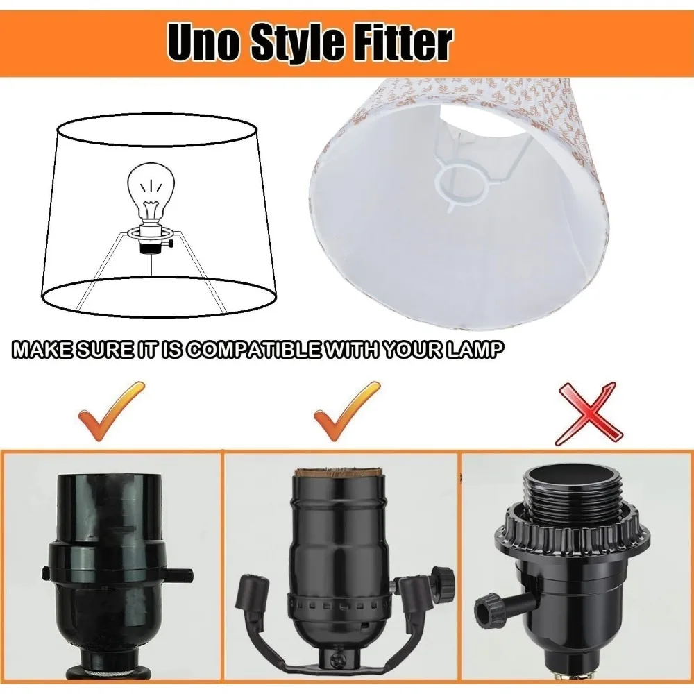 uno lamp shade,drum pleated lamp shades 5" top x 9" bottom x 7" slant height,barrel small replacement lampshade (uno fitter), fa