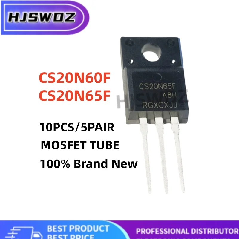 10PCS/5pair Original New CS20N65FA9H CS20N65F CS20N60FA9H CS20N60F TO-220F  MOSFET Tube