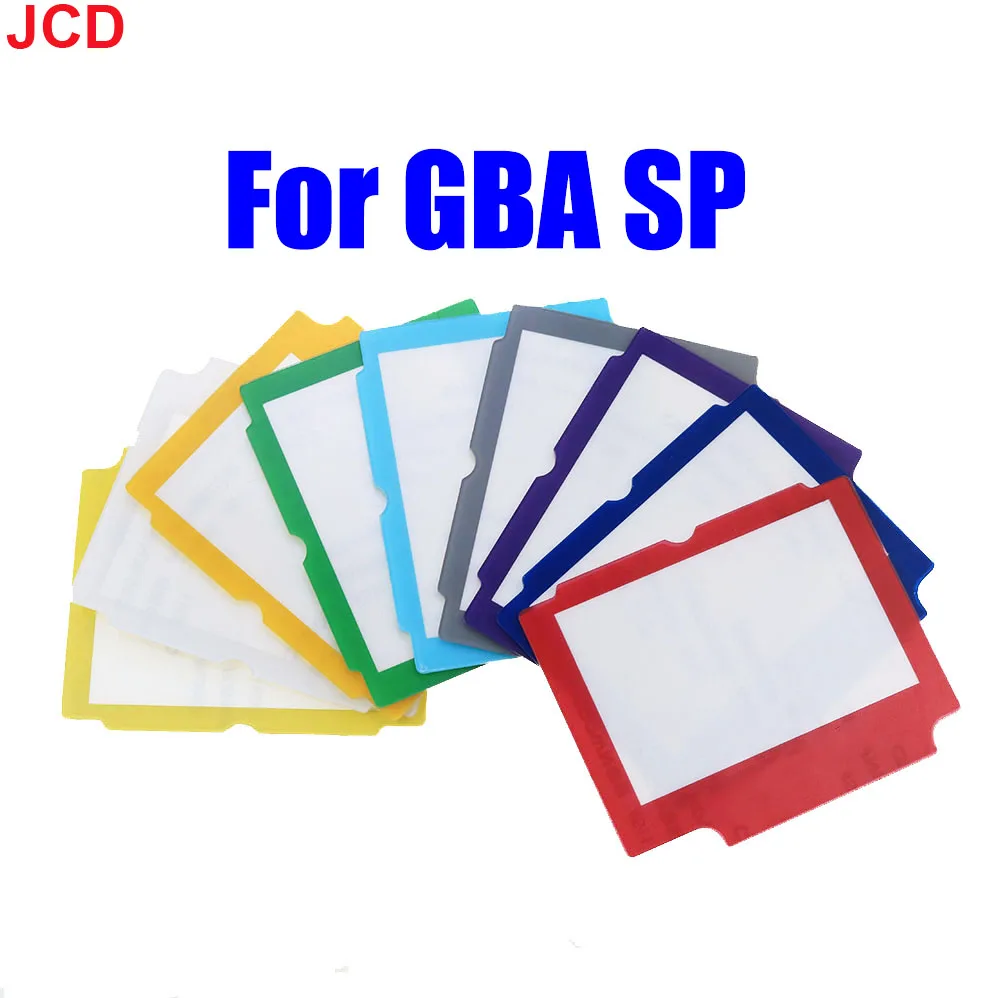 

JCD Replacement Plastic Screen Lens For GBA SP Lcd Cover For Gameboy Advance SP Lens Protector With Back Sticker
