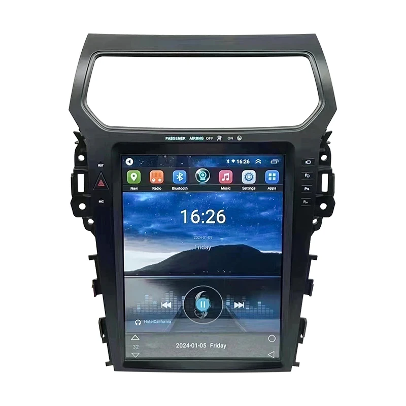 

Tesl a Radio Vertical Screen 12.1" Android Car Dvd Player for Ford Explorer 2014 2015 2016 Car GPS Navigation Car Video