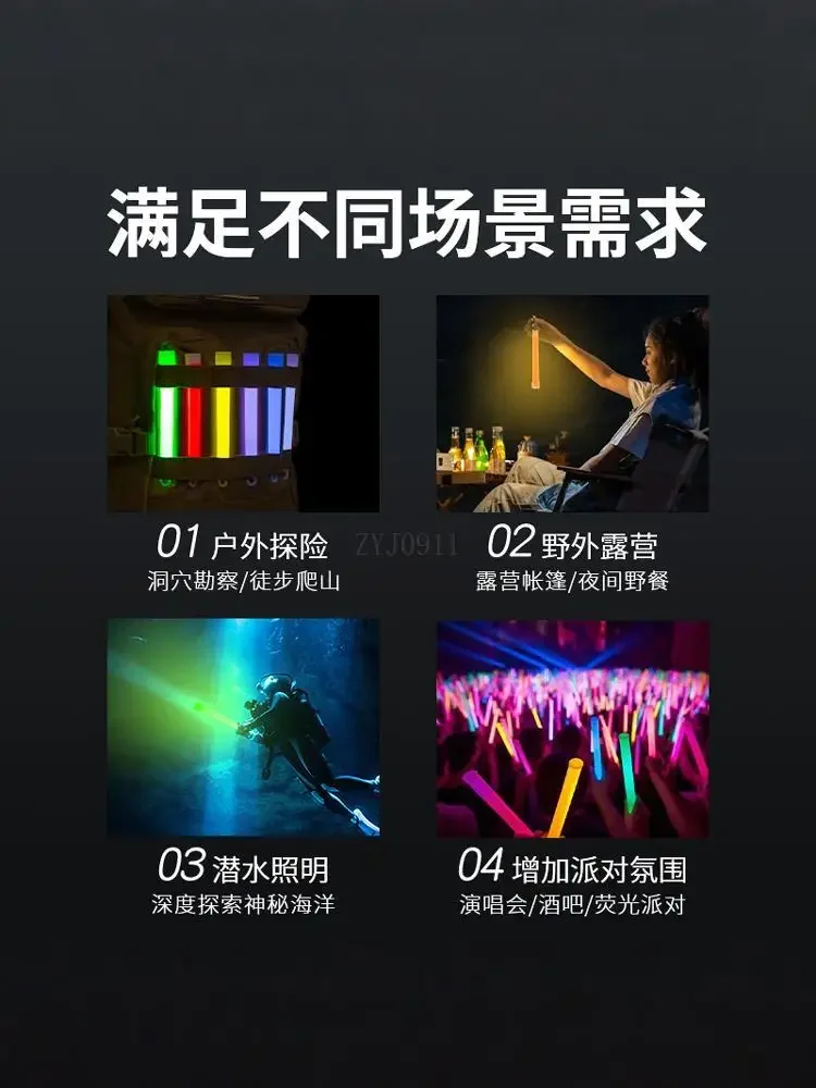 **Emergency Glow Stick Outdoor Military Lighting Rescue Equipment Luminous Marking Adventure First Aid Field Signal Stick