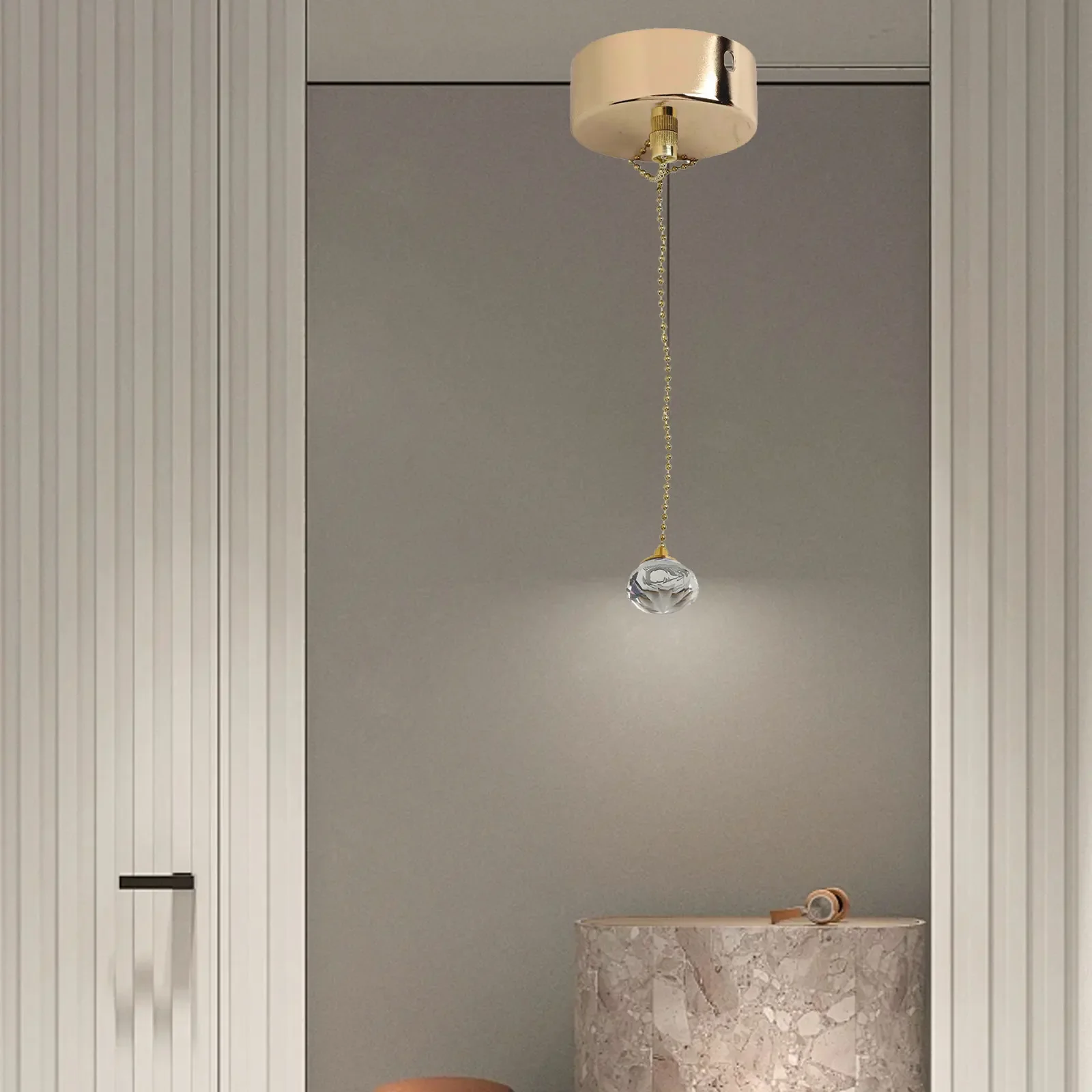 

Bathroom Light Control Ceiling Mounted Light Home Decor Lighting Solution Chrome Ceiling Fan Control Compact Design