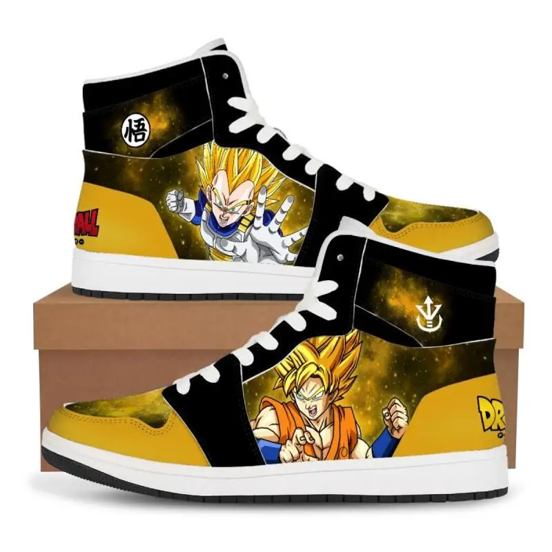 Dragon Ball Customized Anime Sneakers Basketball Shoes Fashion Male Female High Top Casual Shoes Vegetto Gogeta Festival Gift