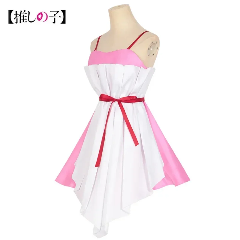 FC6Anime OSHI NO KO Hoshino Rubii Cosplay Costume Sling Evening Dress Skirt Woman Sexy Kawaii Carnival Masquerade Ball Suit@FC8！