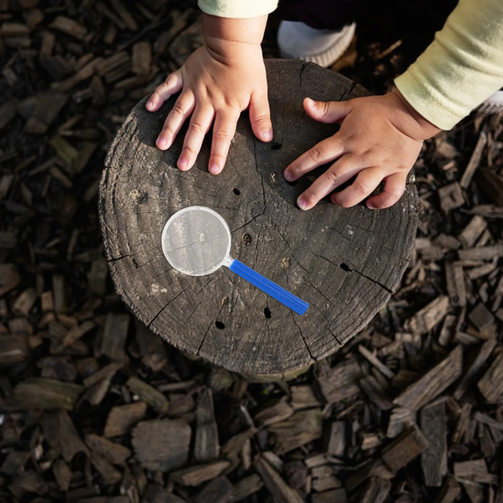 20 szt. Dziecięca lupa przenośna, solidna konstrukcja do eksploracji na świeżym powietrzu, nauki w klasie, przezroczysta lupa HD dla dzieci