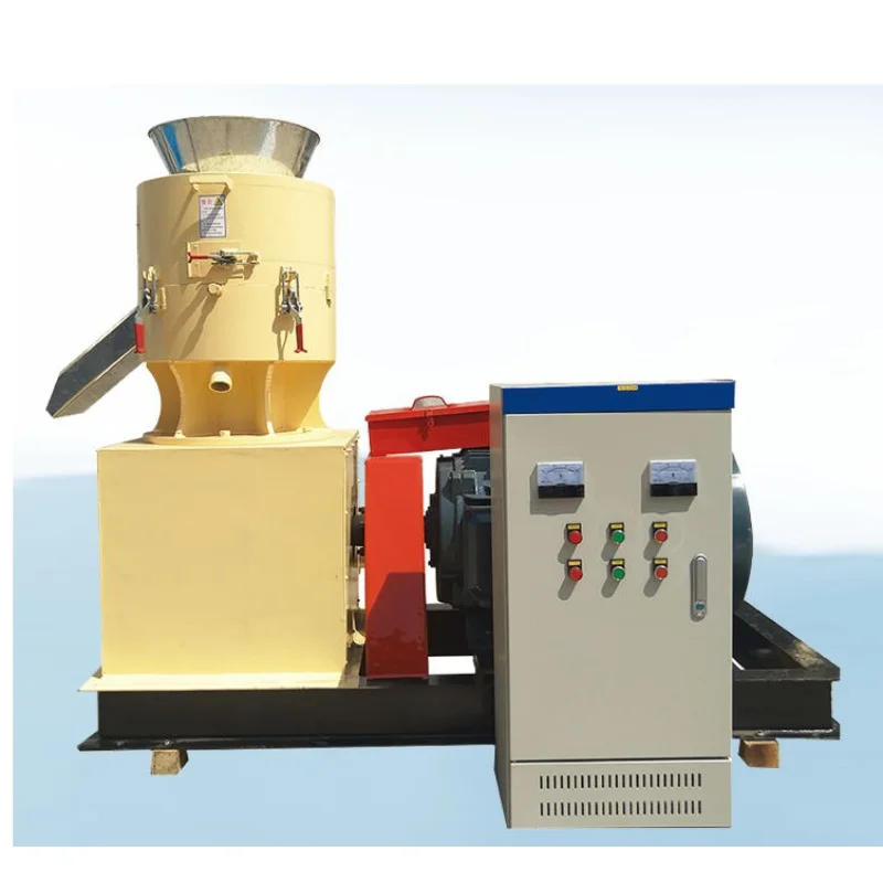 Fast speed feed pellets machine for breeding animal wood pellets machine with 5mm die hole