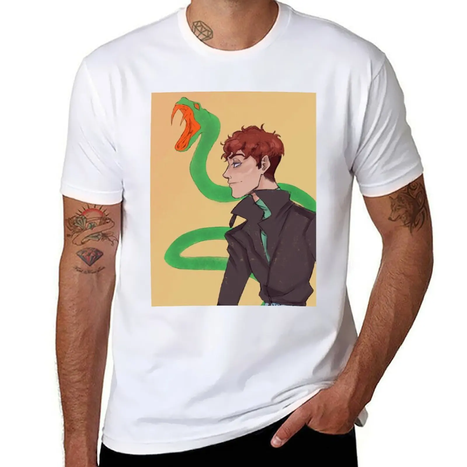 

50s snake boy T-Shirt t shirt man designer anime tshirt T-Shirt