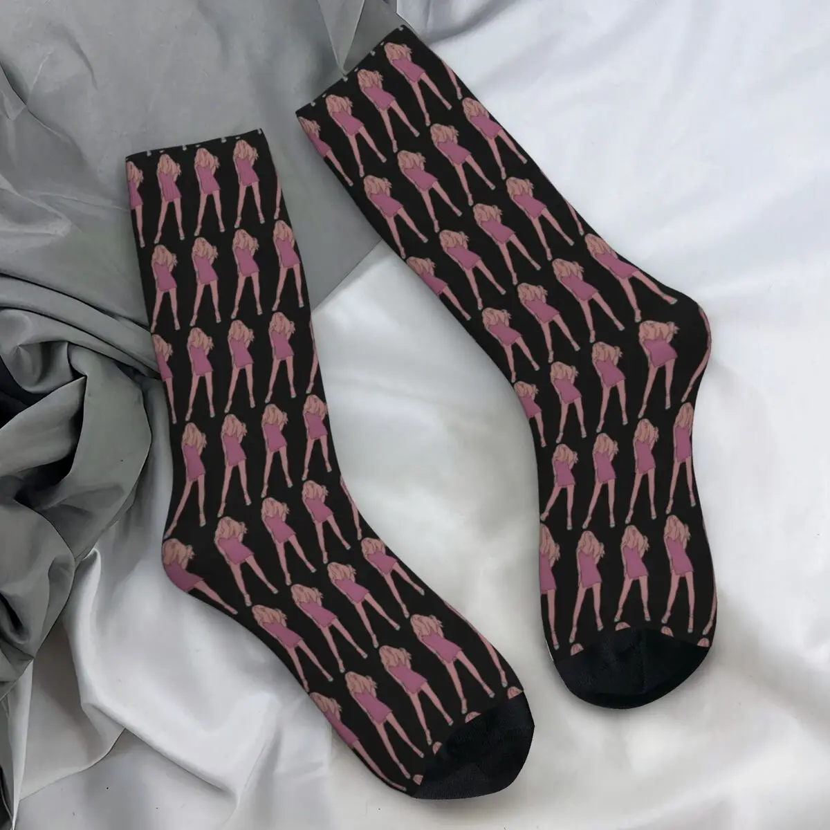 Mariah Carey Stockings Graphic Trendy Socks Spring Anti Bacterial Socks Men Cycling Soft Breathable Socks