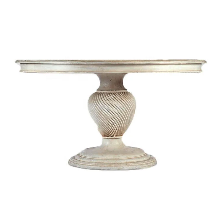

/Custom French Antiqued Smart Mesa De Comedor Dining Room Furniture Wooden Round Dining Table