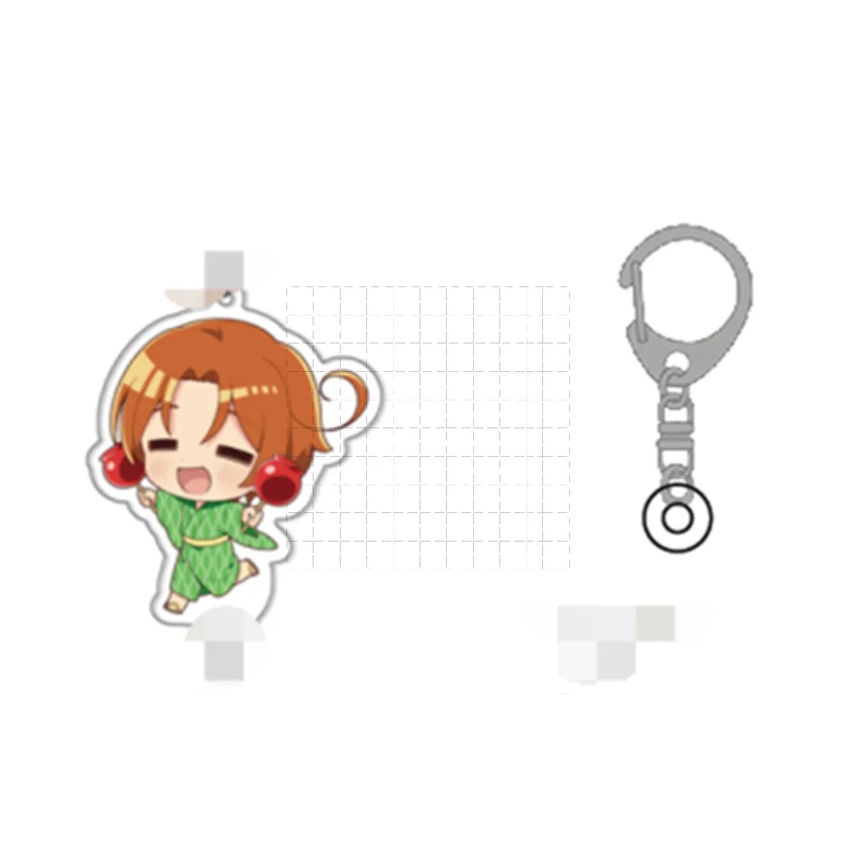 Game APH Germany France Russia England America Japan Italy Keychain Doll Anime Acrylic Keyring Pendant for Gift