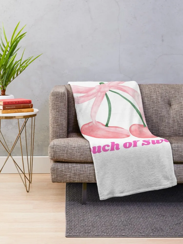 Atouch of Sweetness Throw Blanket Softest wednesday Designers blankets ands Blankets