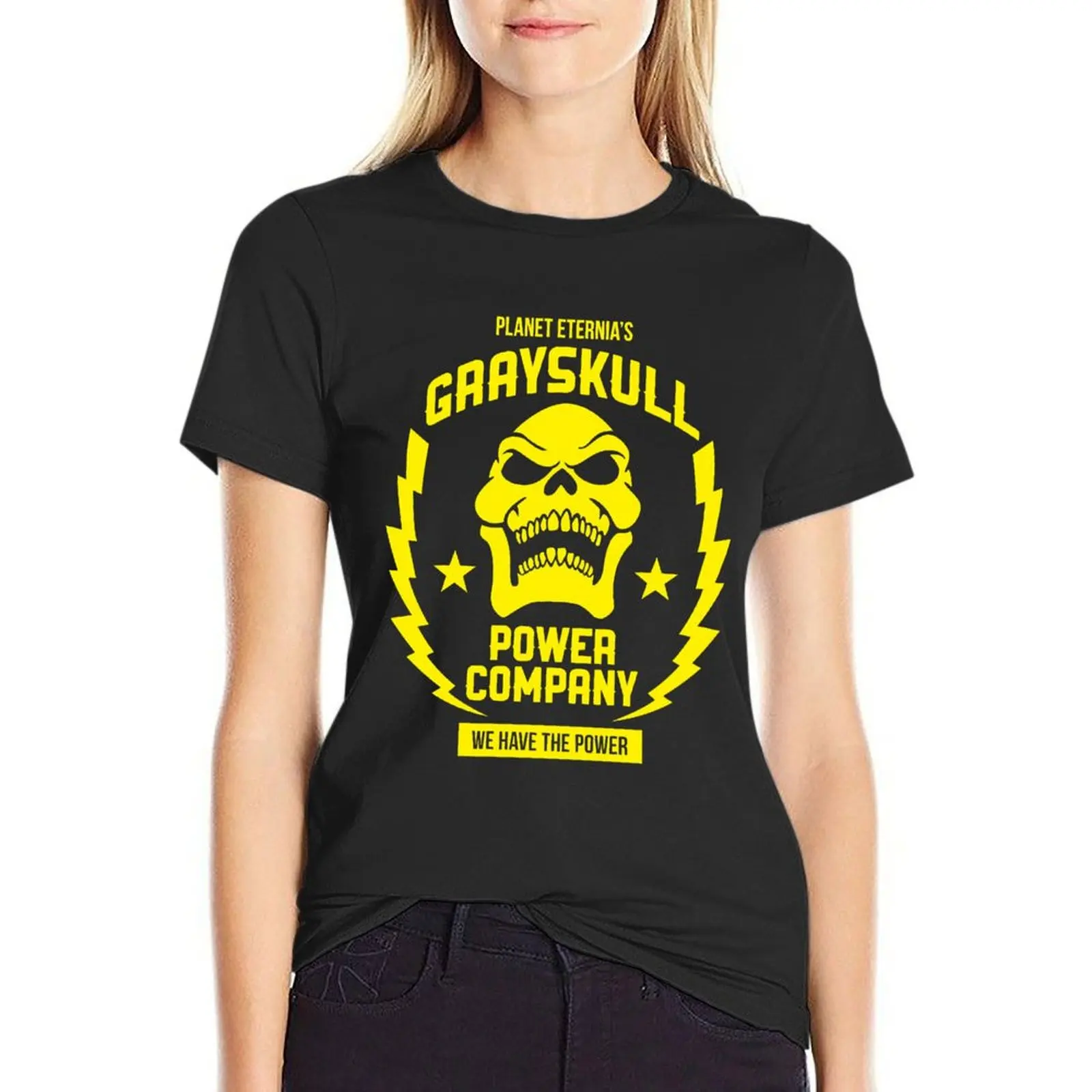 Grayskull Power Co Movie Vintage T-Shirt summer top Female clothing animal prinfor quick-drying tshirts for Women