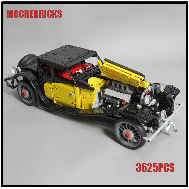 Famous Supercar MOC-168173 50T Touring Cars Technology Building Blocks Sports Vehicles Sets Bricks Toys Children's Xmas Gifts