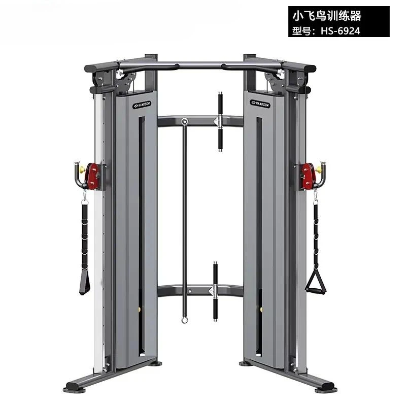 Commercial Multi‑Function Cable Pulley Trainer, 200kg Weight Stack Strength Training Machine