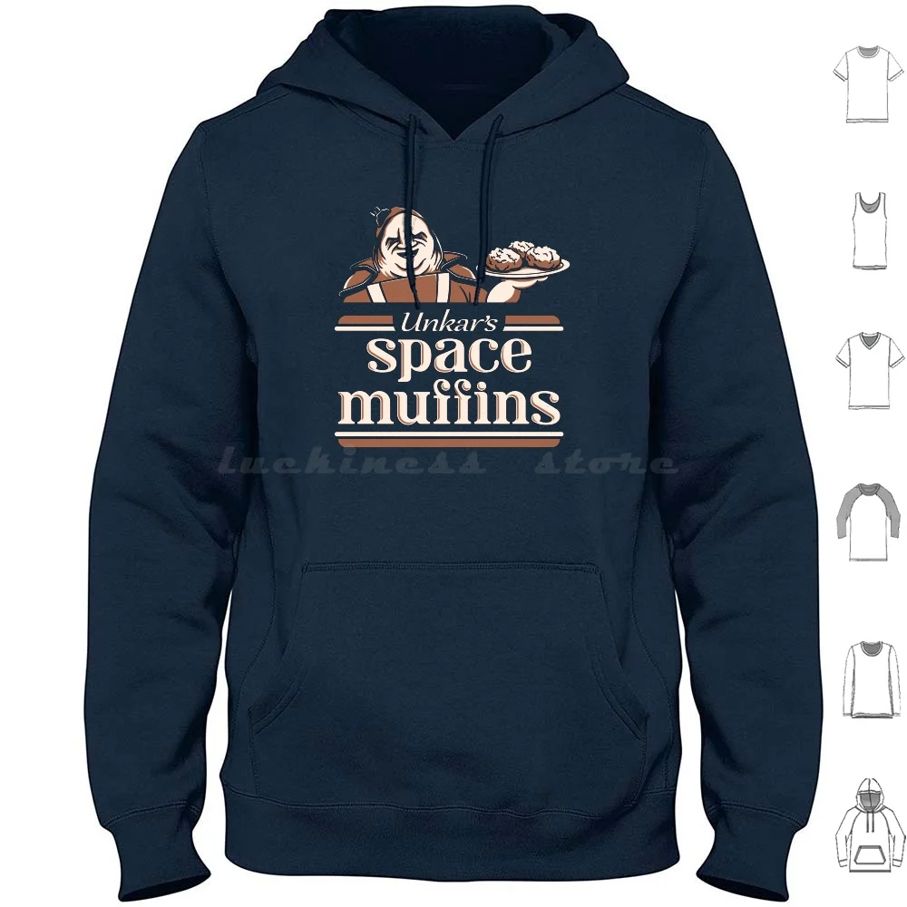 Space Muffins Hoodies Long Sleeve Star Space Muffins Just Add Water Science Fiction Sci Fi Wars Awakening Scavenger