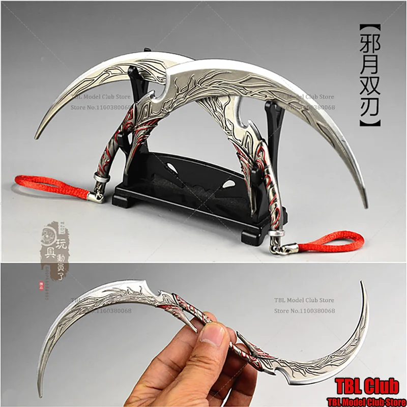 

1/6 Scale Male Mini-Weapon Toys Accessory Crescent Moon Machete Chinese Style Tulwar Equipment For 12-inch Action Figure Soldier
