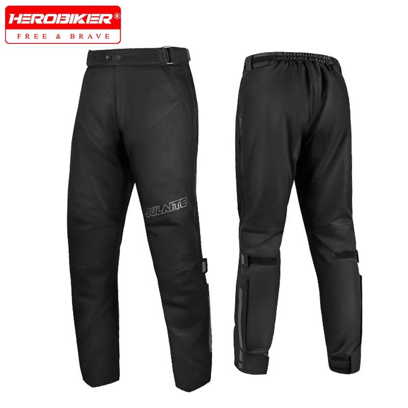 

Winter Warm Motorcycle Quick Release Pants Men Anti Fall Moto Quick Release PantFour Seasons Motorbike Riding Pants