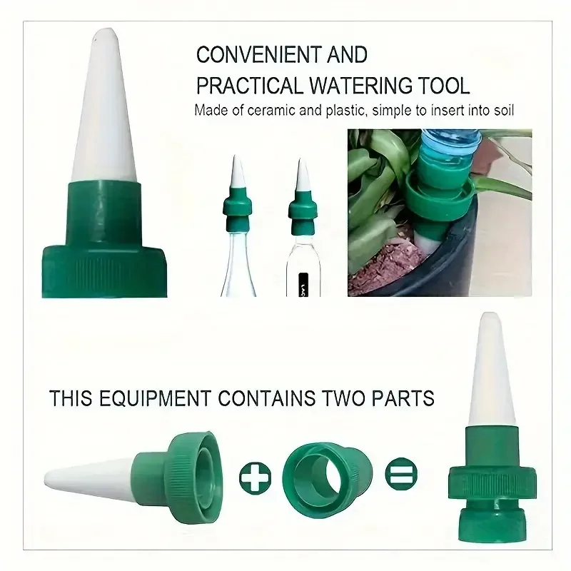 ชุดระบบน้ำหยดอัตโนมัติ 4 ชิ้น - Self Watering Insert บทวิจารณ์และราคา