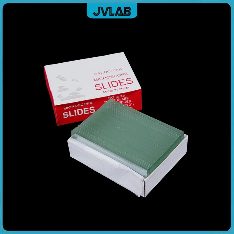 Microscope Slides Ground Edges MicrsSlides Glass 25.4*76.2mm (1''x3'') Microscope Accessories Clear Glass Model 7101