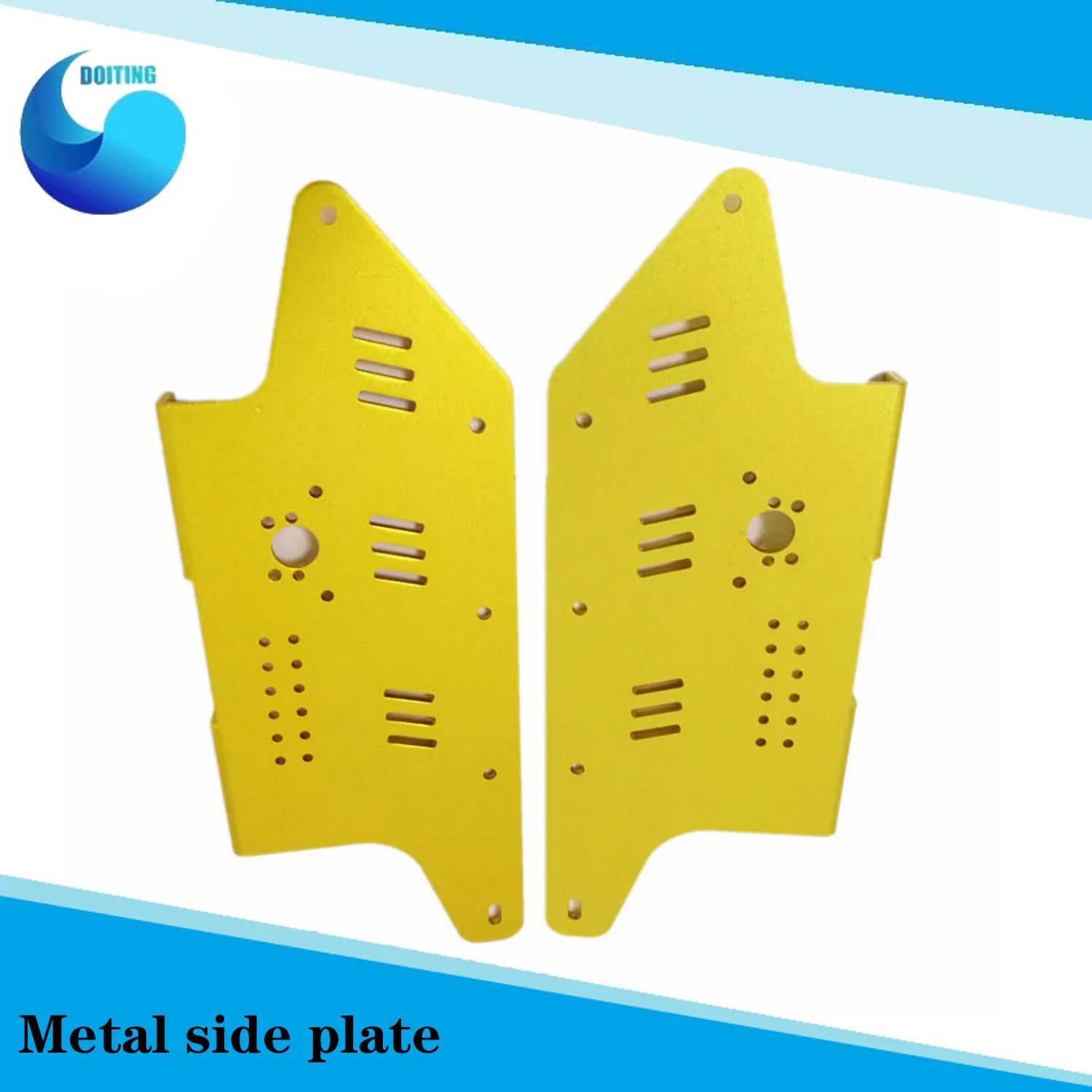 Metal Chassis Aluminum Alloy Plate Side Plate for T300/T800/T900 Tank Chassis DIY RC Toy Part