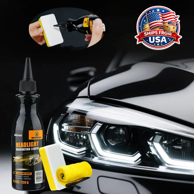 

Набор для восстановления и полировки фар автомобиля, комплект для ремонта фар, набор для полировки фар без использования инструментов