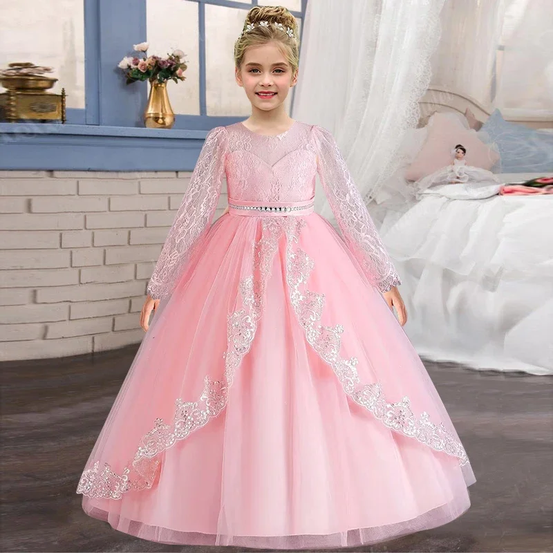 New Summer Girls' Evening Dress Children's Fashion Model Show Piano Performance Dress Birthday High end Princess Dress