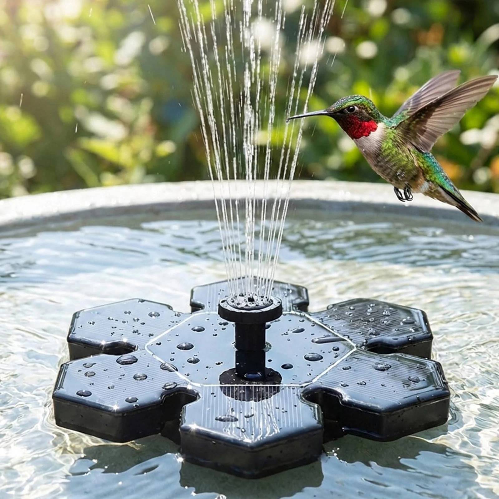 Solarna fontanna do kąpieli pt – Solar Pool Pump Kit recenzja i cena