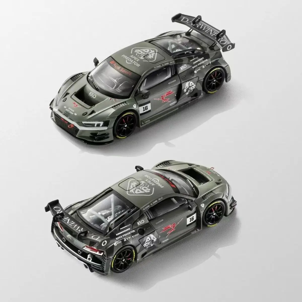 Diecast KILO Works 1:64 Scale Audi R8 LMS GT3 EVO2 Alloy Car Model