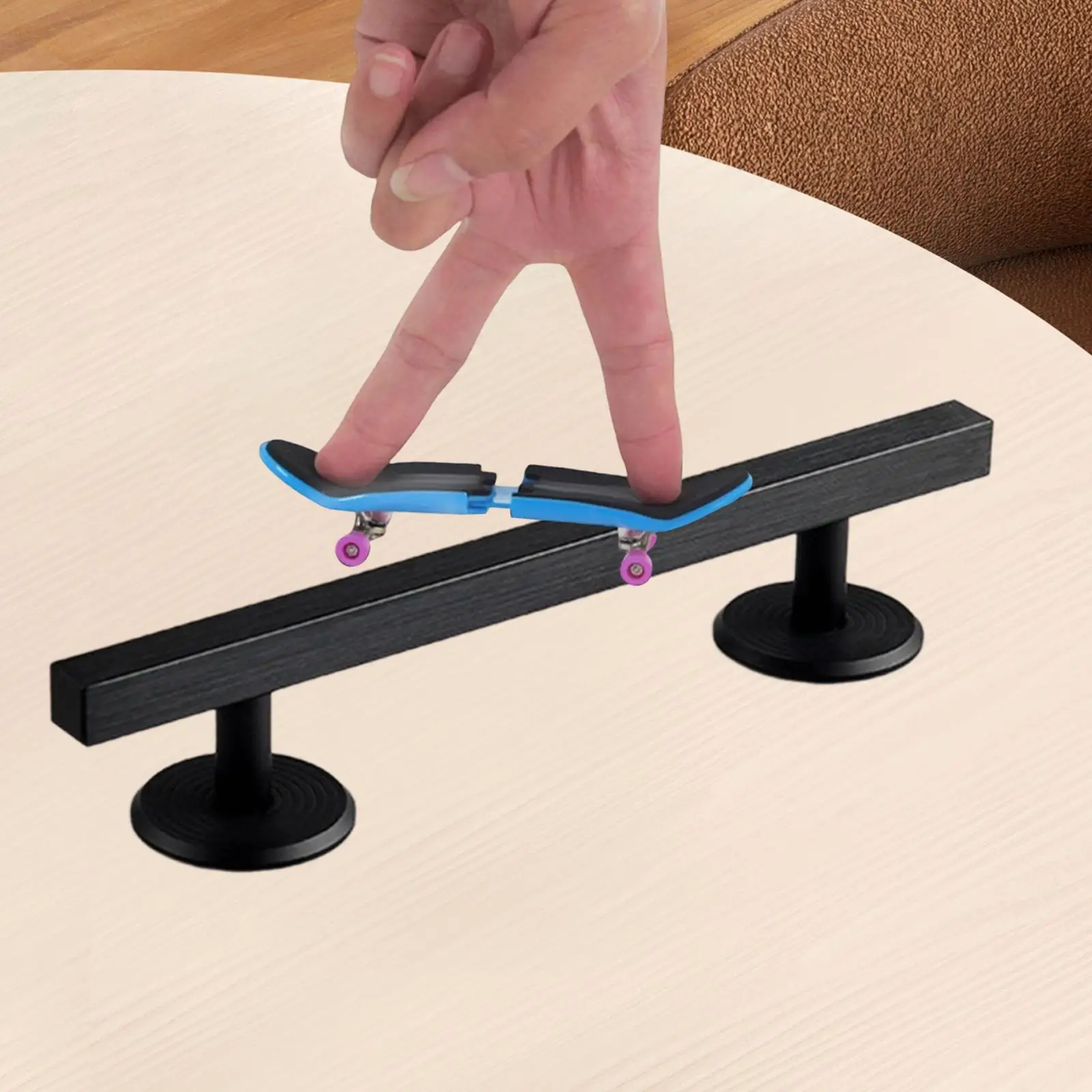 

Fingerboards Rail Ramp Great Add for Parks Party Favors Metal Toy Accessories