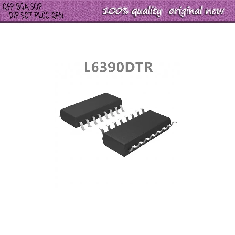 10Pcs/Lot  L6390DTR  L6390DT  L6390D L6390 SOP-16