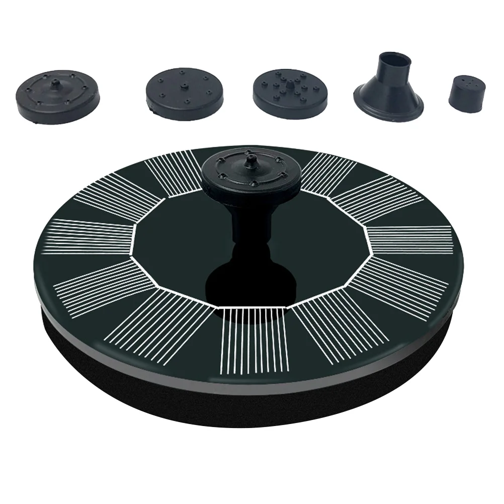 

13 Cm Solar Fountain Floating Water for Garden Pump Outdoor Bird Feeder Toddler