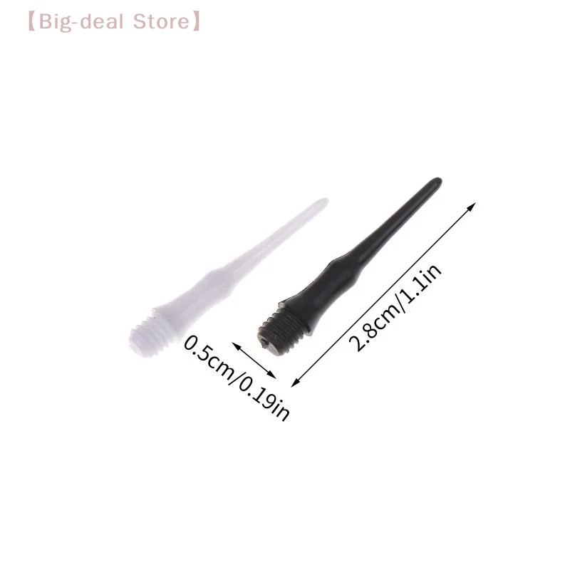 

【M】36/50/100Pcs Short Soft Safety Plastic Dart Tips Stubby Points Wear-resistant Durable Shafts Flights Darts Outdoor Sports