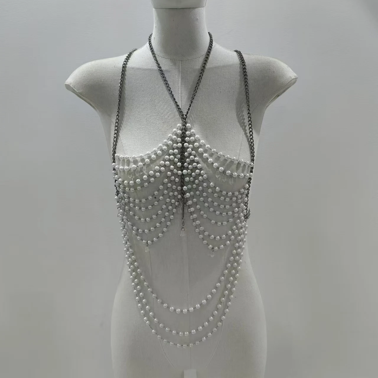 body chainNew sexy sequin backless chain women\'s back chest chain for women