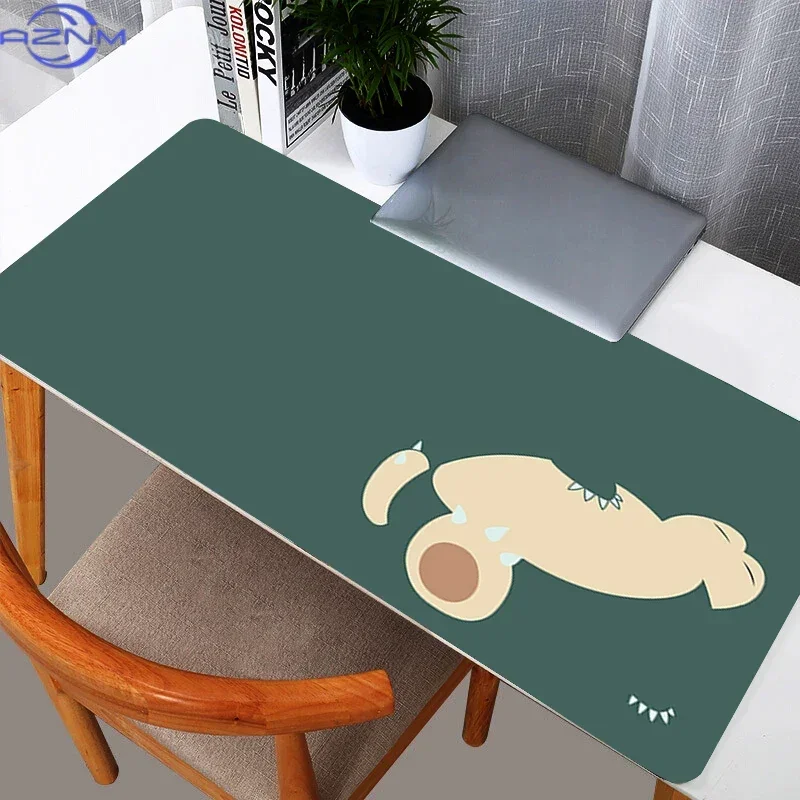 Cubone Dark Purple Ghost Shadow Large Mousepad, Rubber Non Slip Extended Gaming Desk Mat, Anime Cartoon Table Pad for Laptop Off
