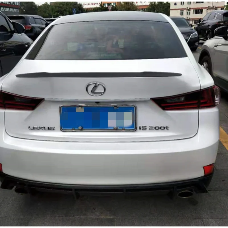 Untuk Lexus IS Seri Mobil Spoiler Sayap PU Bahan IS200t IS250 IS300 IS350 Ekor Sirip Bagasi Refit Aksesoris M4 Gaya 2012-2018