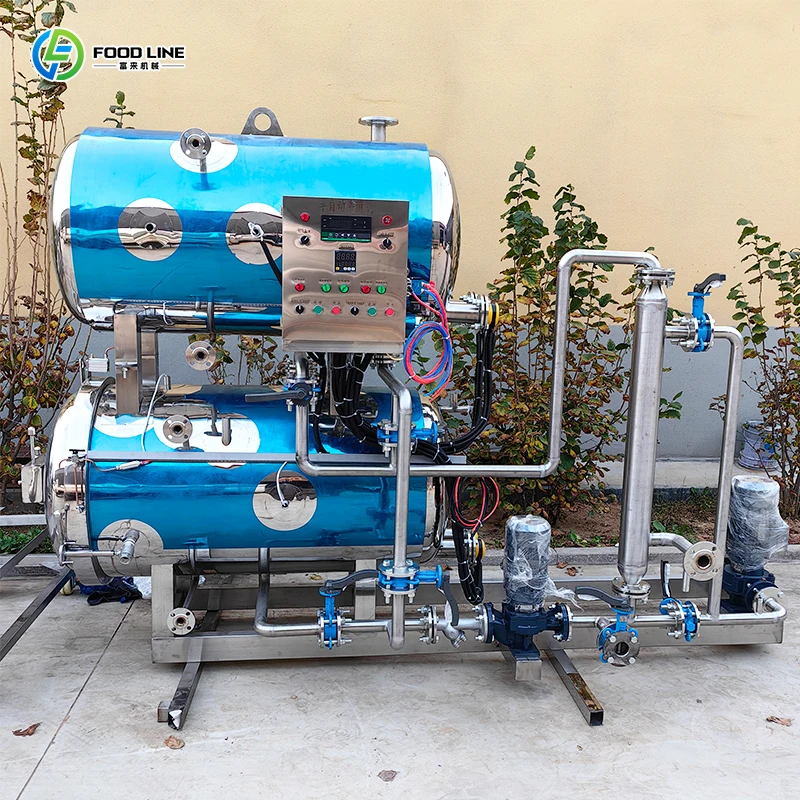 Automatic Vertical Autoclave Sterilizer 50L High Temperature Steam Retort Machine for Canned Food Beverage Processing Factory