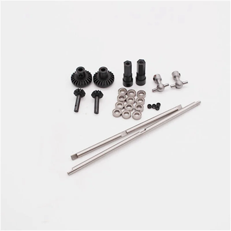 

ODIES-2X Metal Gear Bridge Axle For WPL B1 B-1 B14 B-14 C-14 RC Car Front Rear Axle Gear Steering Pull Rod Servo Pull Rod,Rear