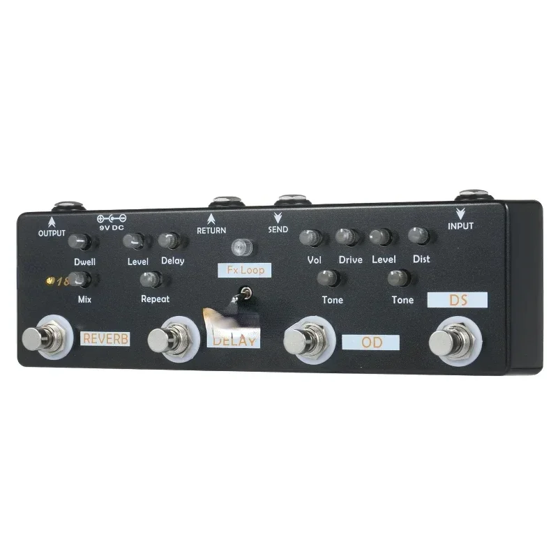 

High quality material benefit Multi-effect guitar effect pedal 5 Effects in 1 Unit Multi-Effects Pedal