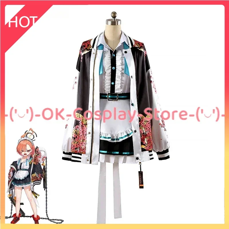 MIKAMO NERU Cosplay Costume Game Blue Archive Cosplay Dress Party Suit Halloween Carnival Uniforms Custom Made