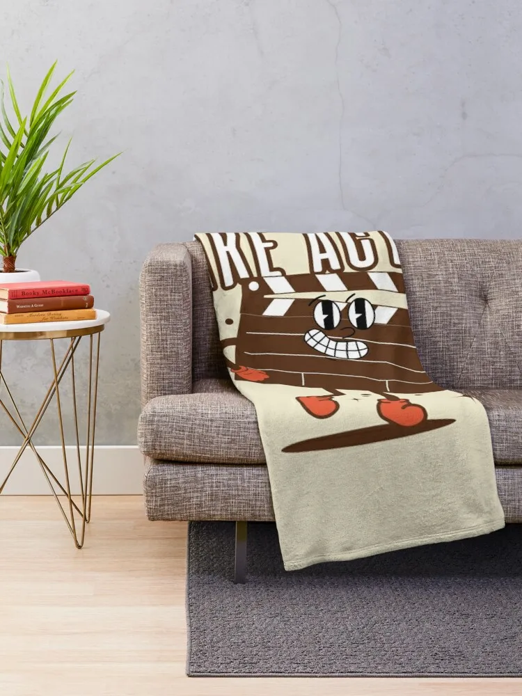 Take action Throw Blanket Loose Warm Fashion Sofas Blankets