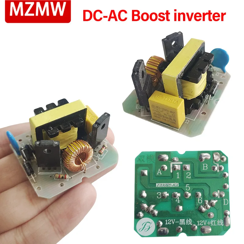 40W DC-AC Step-UP Power Module Boost Inverter 12V To 220V Modules Dual Channel Inverse Converter Booster Modul Power Regulator