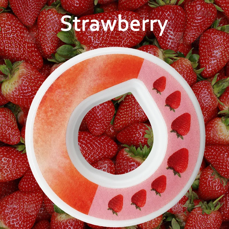 LUSQI 1PC zuckerfreie Luftkapsel mit gesundem Fruchtduft, aromatisiertes Ringdesign, kann mit Kapsel-Wasserflasche/Becher verwendet werden
