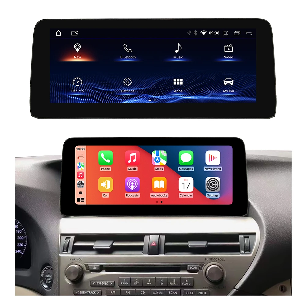 12.3 Inch Android 13 1920*720P Carplay Screen Auto Radio For Lexus Rx RX350 RX450 2009-2014 Multimedia Navi GPS DVD Player