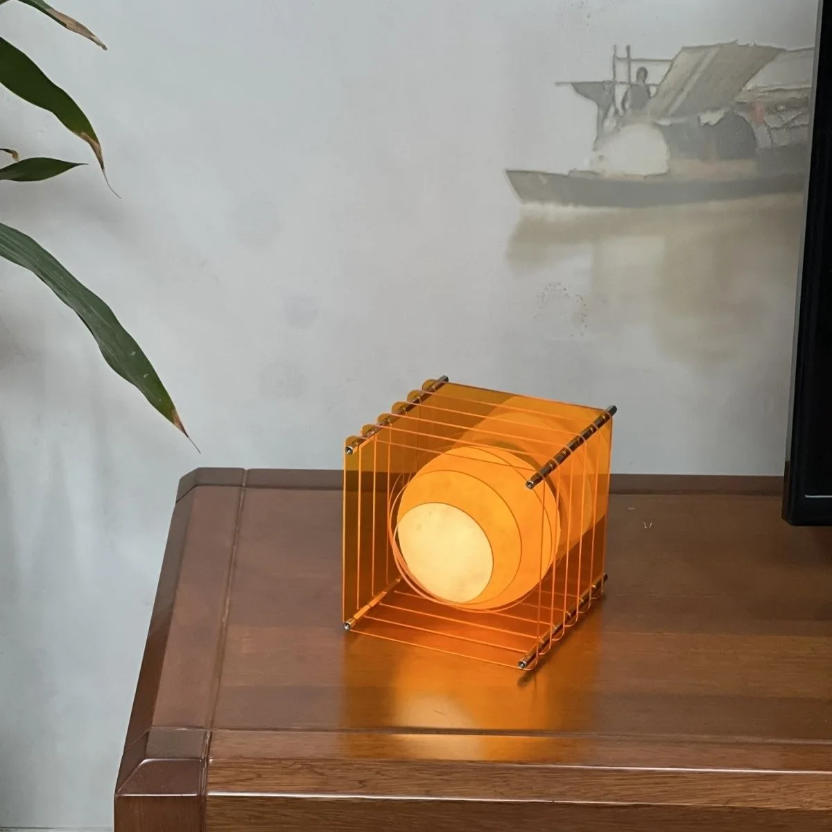 Art Moonlight LED Light - Bedroom Office Multilayer Acrylic DIY Light