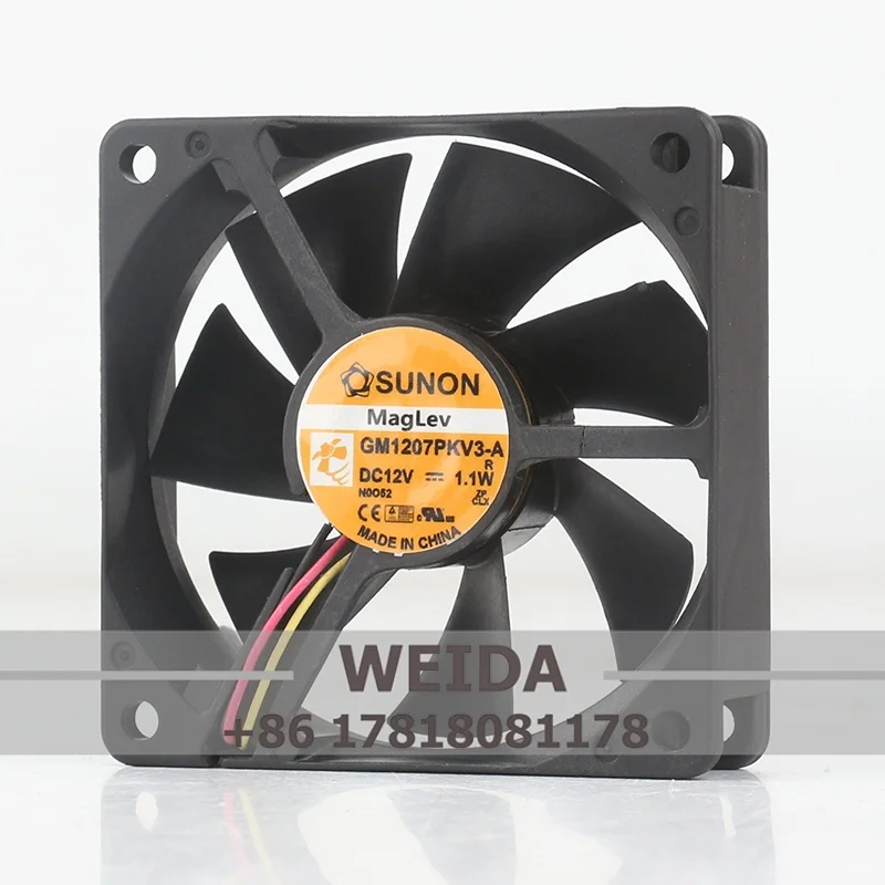 Cooling fan New original Sunon AC EC 7020 70X70X20MM Maglev Silent Projector three-wire GM1207PKV3-A DC 12V 1.1W