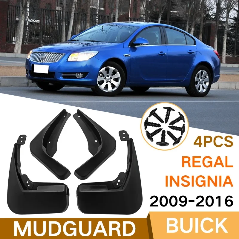 

For Buick Regal 2009-2016 Insignia black car mudguard Reduce dust Resist tire dirt car accessories tools