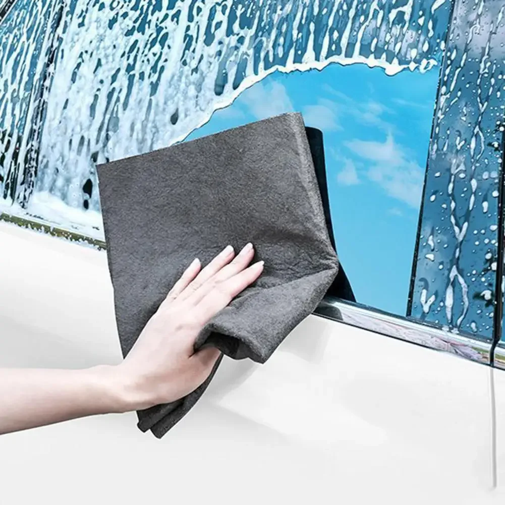 1Pc Glass Cleaning Cloth Lint Free Cleaning Towel Vehicle Care Cleaning Rag Kitchen Dish Cloth Car Accessory Household Supply