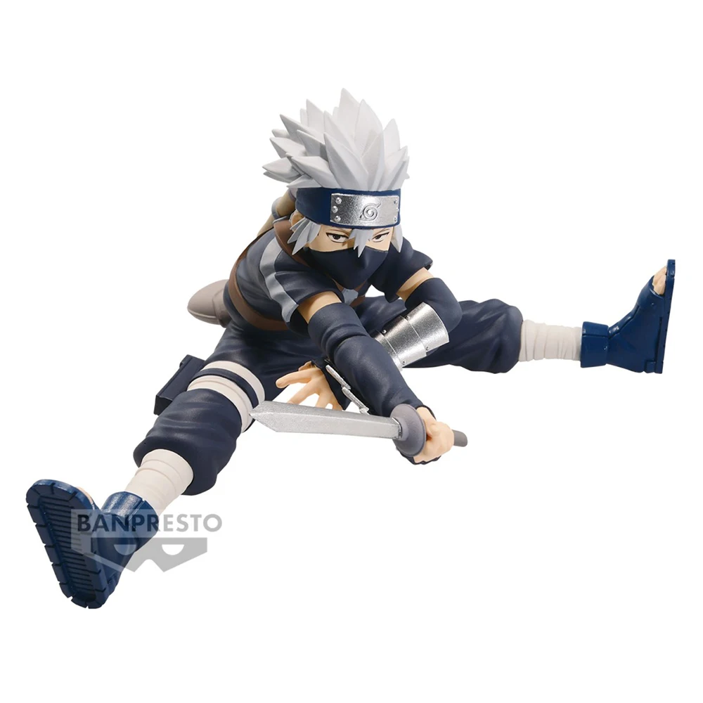 Original Banpresto Vibration Stars Naruto Shippuuden Hatake Kakashi Uchiha Obito Model Toy Anime Figures Forever Opponent Friend