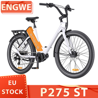 ENGWE P275 ST Urban Electric Bike 27.5 inch Spoke Tires E-Bike 250W Brushless Mid-drive Torque Sensor Motor 36V 19.2Ah Battery